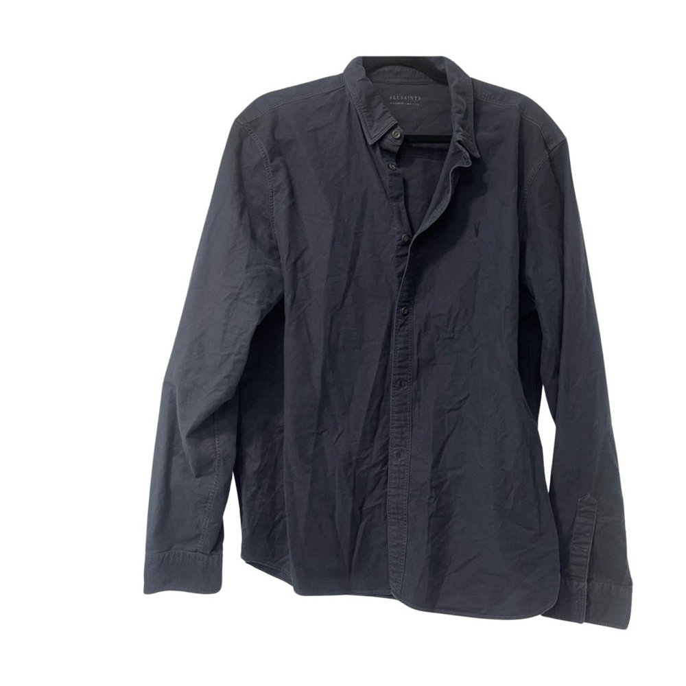 AllSaints xlarge wears like a large on me.